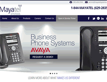 Tablet Screenshot of mayatelsystems.com